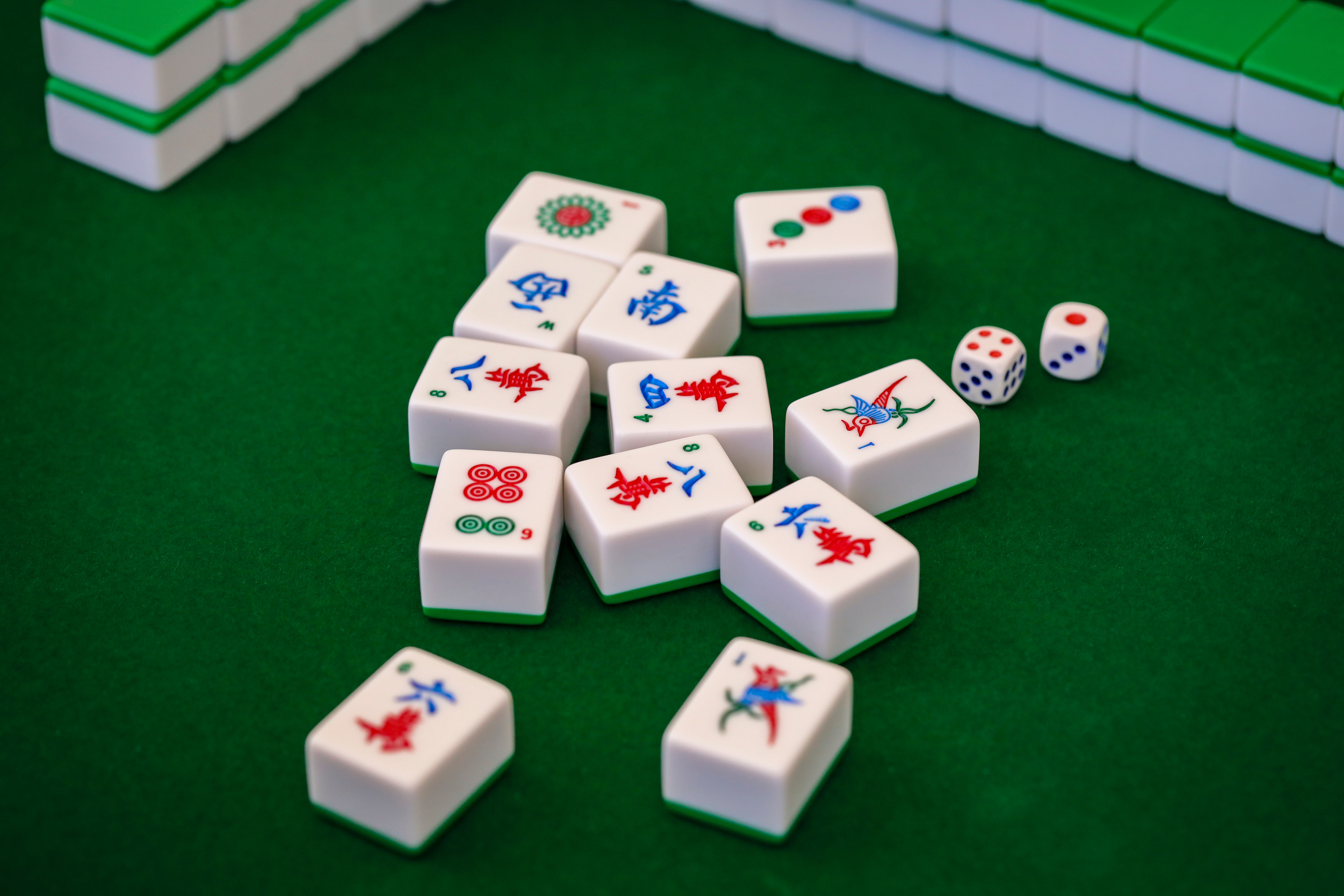 Mahjong Standard Pieces Organization for Match Begining